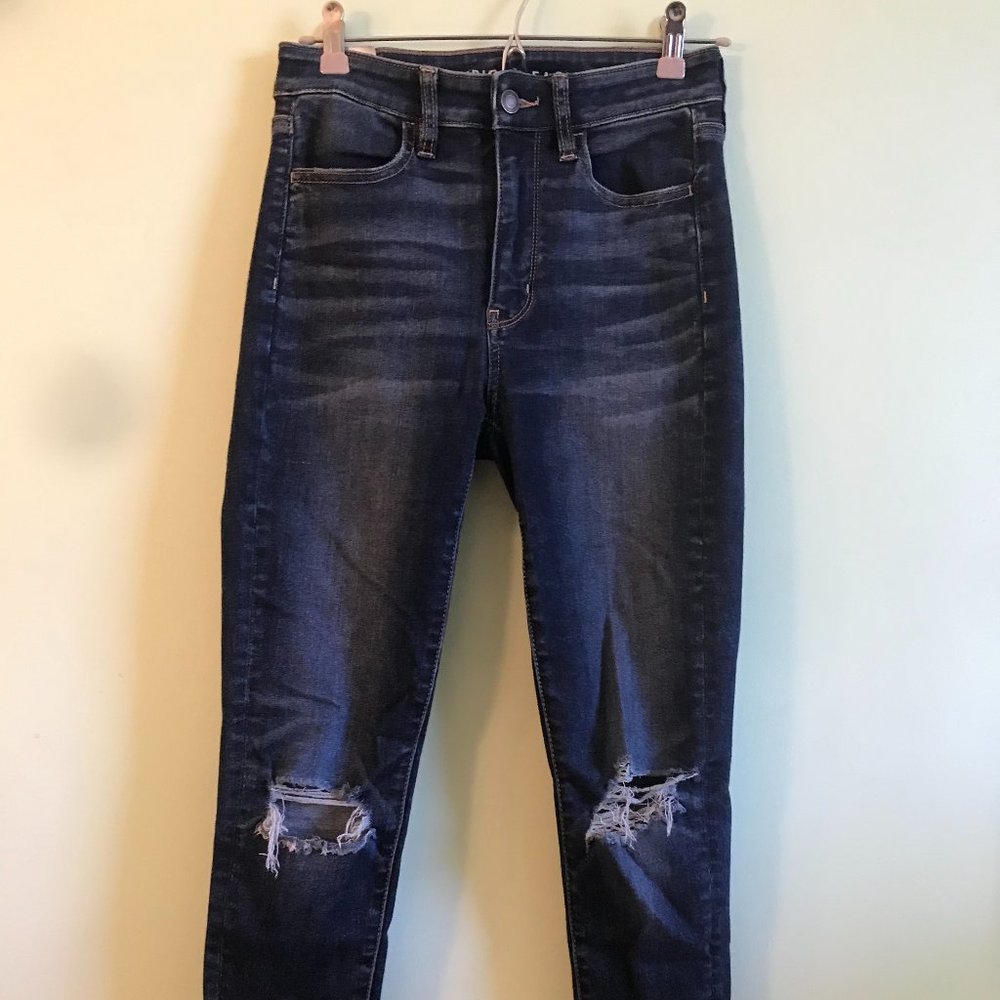 Dark Blue American Eagle Jeans